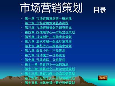 市场营销策划课件